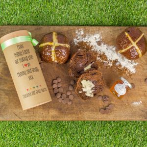 Chocolate Hot Cross Bun Kit