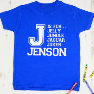 Personalised Childrens Name T Shirt