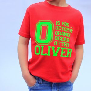 Personalised Childrens Name T Shirt