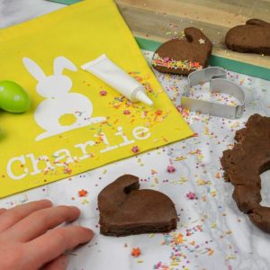 Chocolate Bunny Biscuit Baking Bag