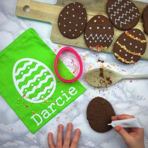 Chocolate Egg Biscuit Baking Bag
